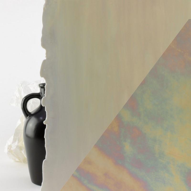 Vidrio Opalescente Blanco Iris