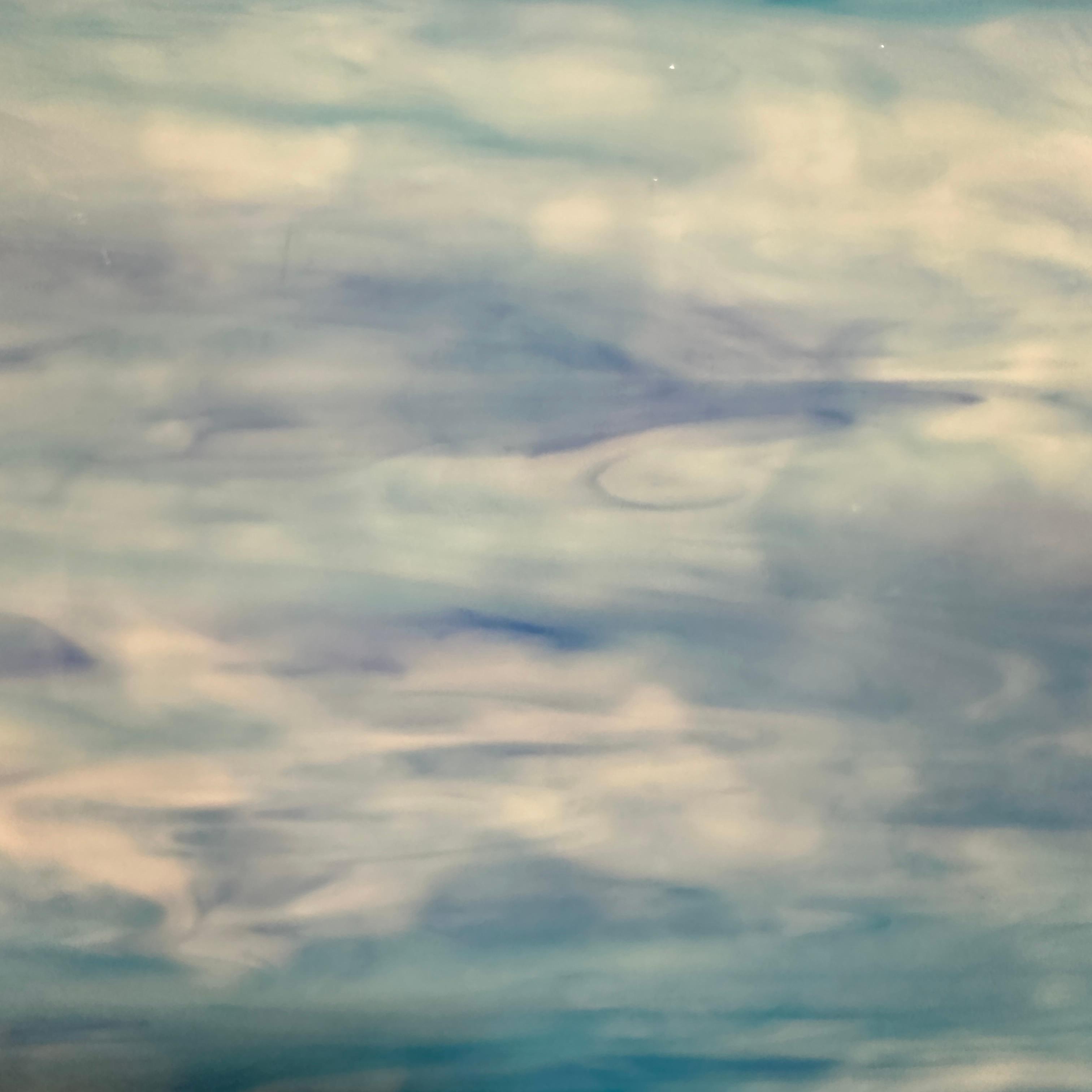 Vidrio Moteado Azul Celeste