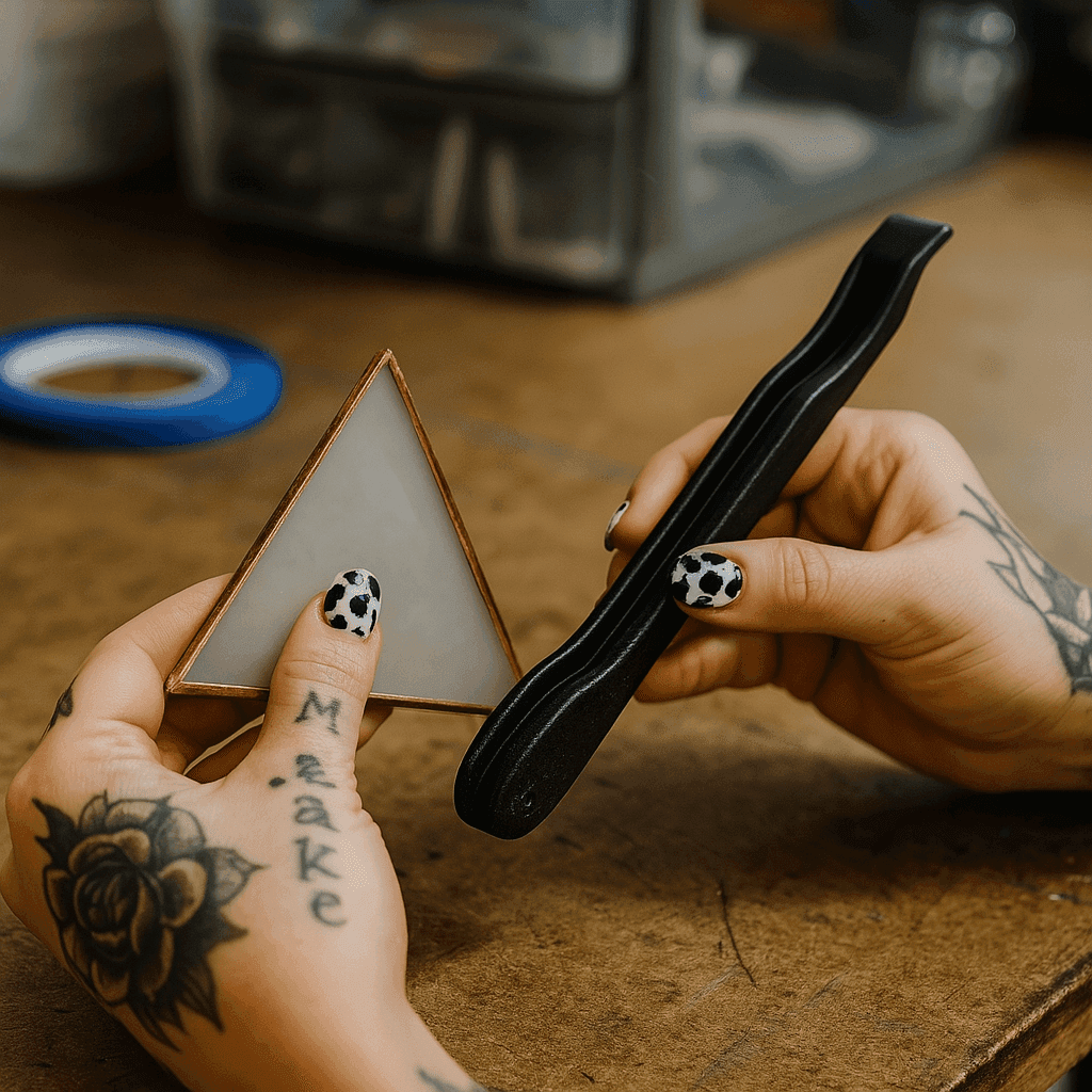 Aplicador de cinta adhesiva de cobre