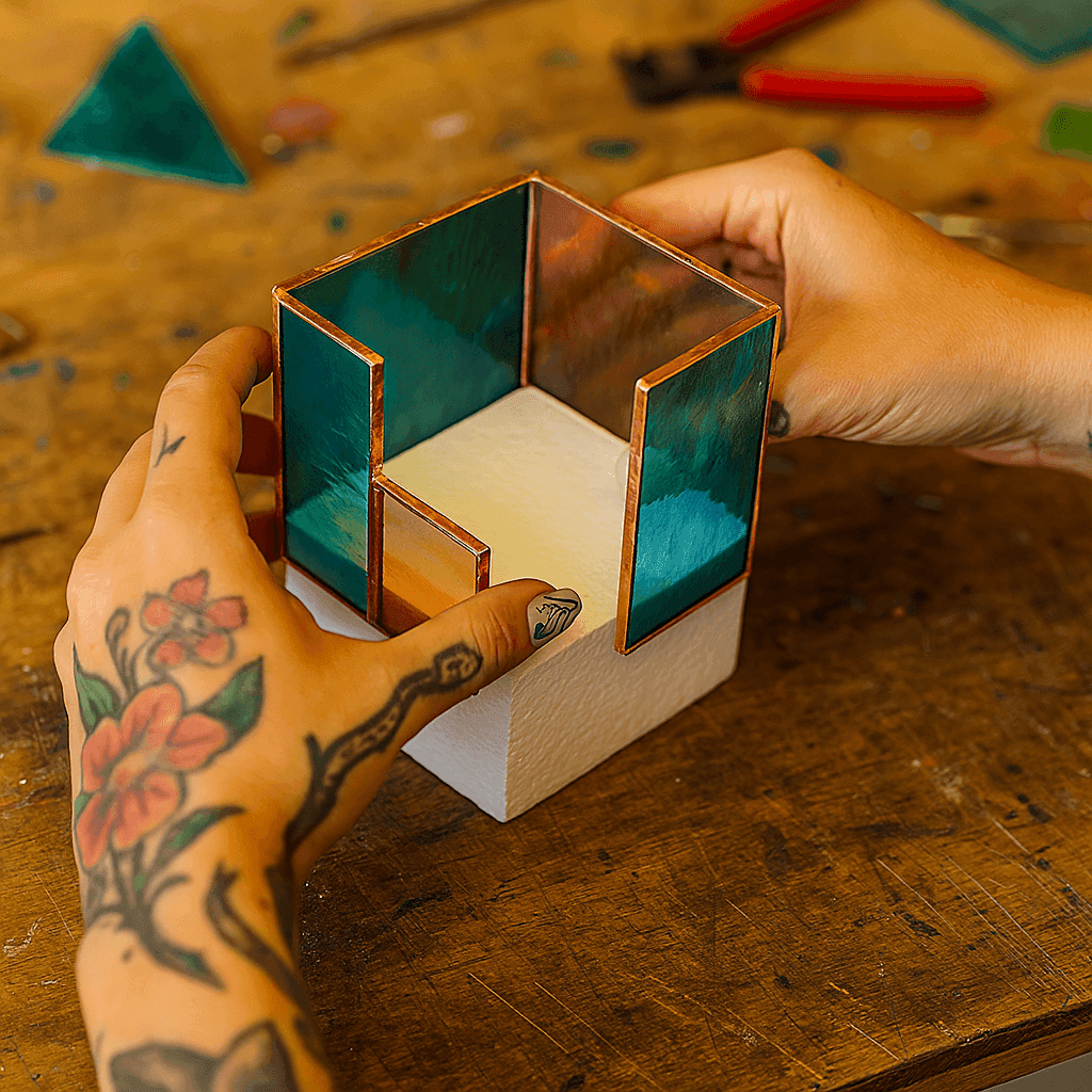 Molde para cajas de vidrio