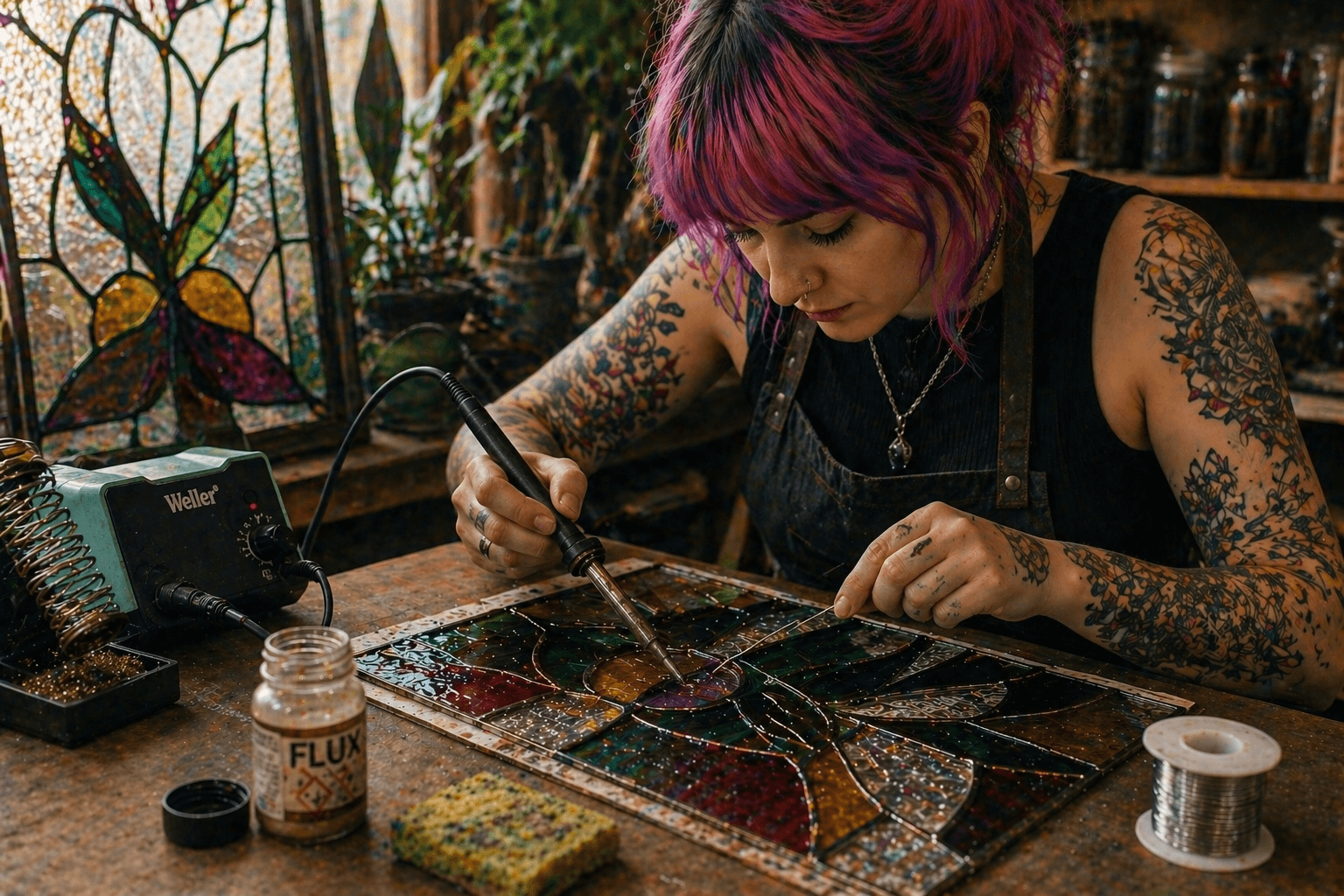 Cómo soldar un vitral Tiffany: guía completa para principiantes